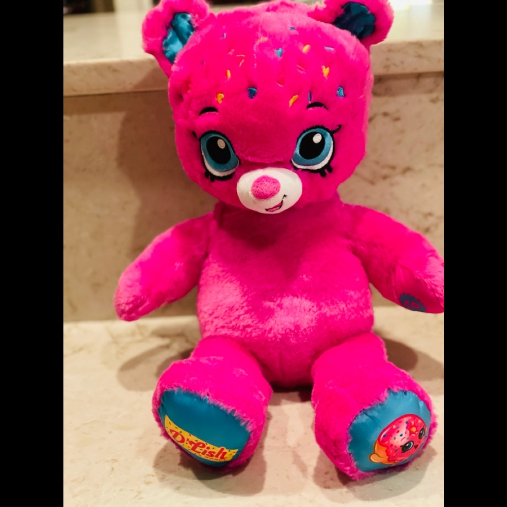 Build A Bear Shopkins Delish Bear Pink with Outfit